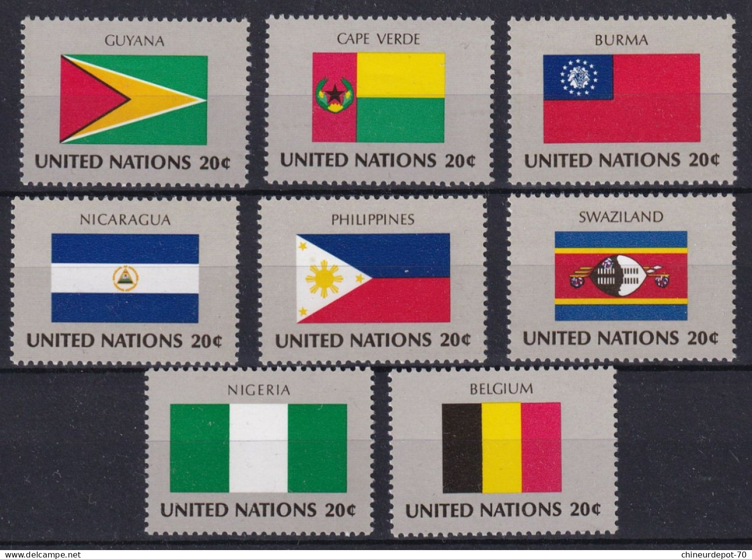 United Nations Guyana Cape Verde Burma Belgium  Neufs Sans Charnières ** - Other & Unclassified