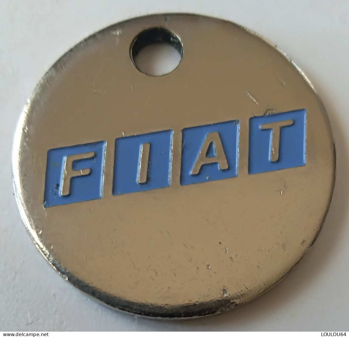 Jeton De Caddie - Automobiles - FIAT - RVL - VIENNE - En Métal - - Trolley Token/Shopping Trolley Chip