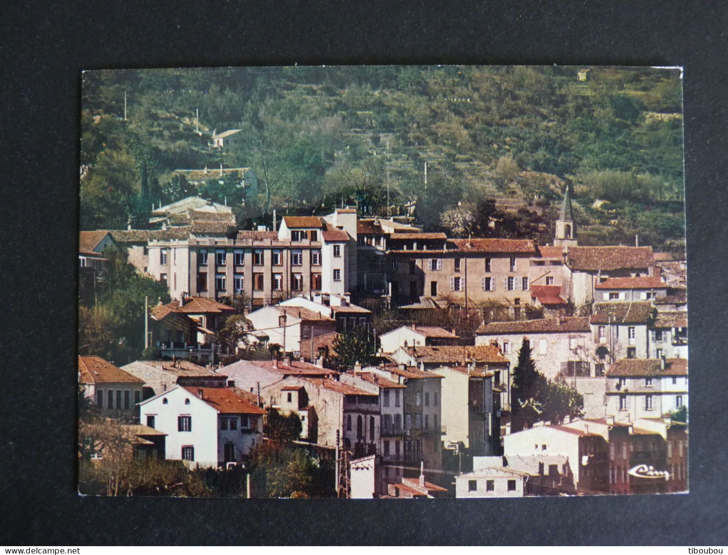 BARGEMON - VAR - FLAMME MUETTE SUR LIBERTE GANDON - LE CENTRE DU VILLAGE - Annullamenti Meccanici (pubblicitari)