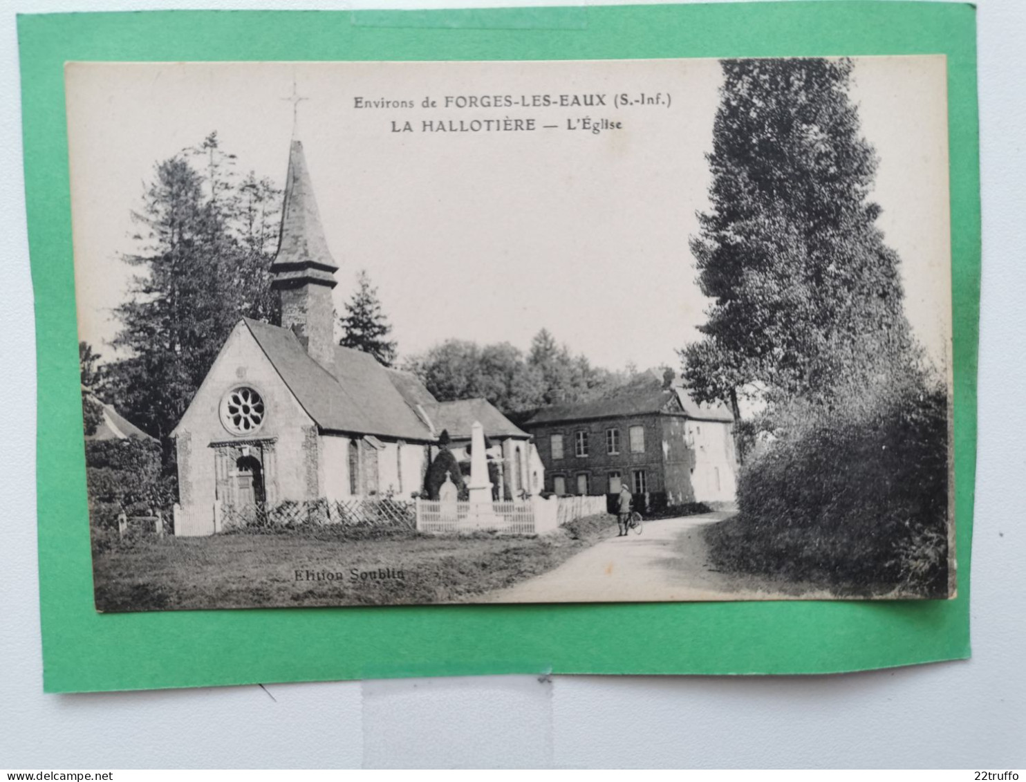 A-76-CPA-LA HALLOTIERE - Environs De Forges-Les-Eaux - L'Eglise - Autres & Non Classés