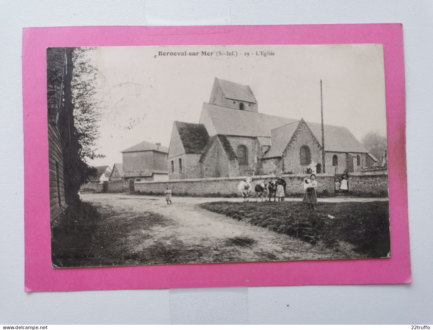 A-76-CPA-BERNEVAL-SUR-MER - L'Eglise - Autres & Non Classés