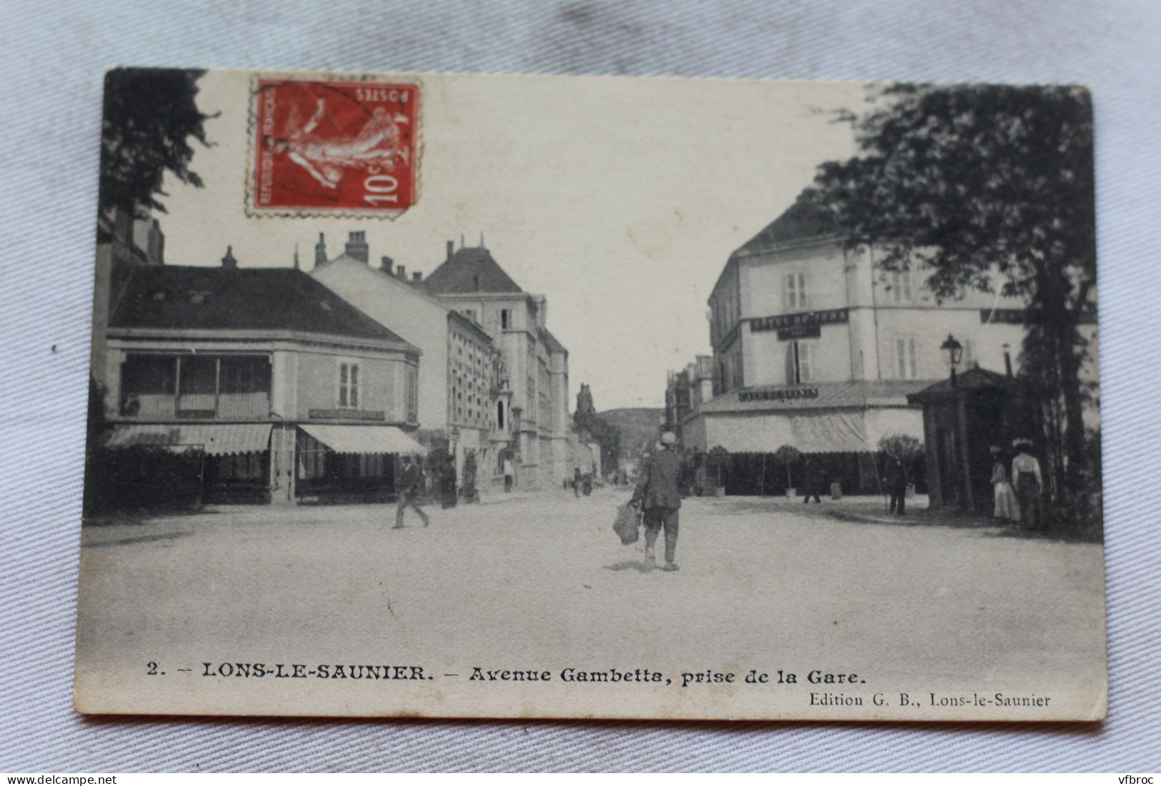 Lons Le Saunier, Avenue Gambetta Prise De La Gare, Jura 39 - Lons Le Saunier