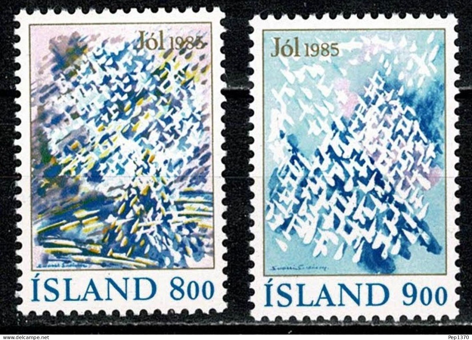 ISLANDIA 1985 - ICELAND - NOEL - NAVIDAD - YVERT 595/596** - Neufs