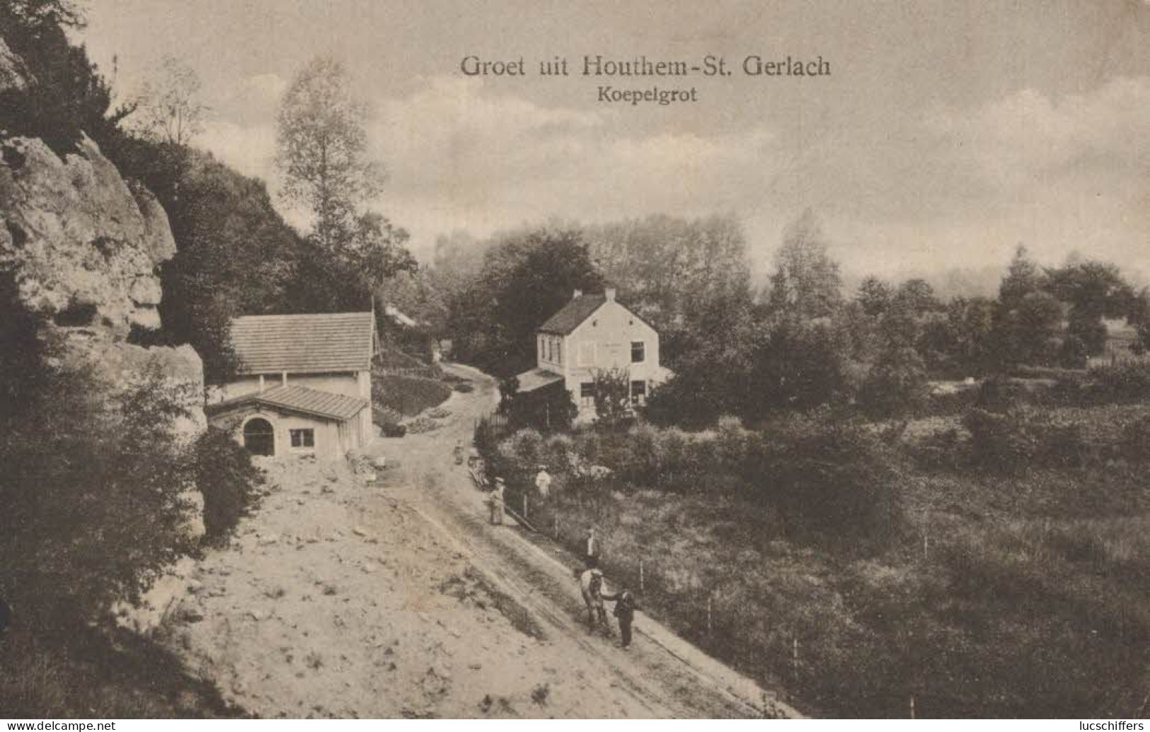 Groet Uit Houthem - St. Gerlach - Koepelgrot - Petite Animation - 2 Scans - Otros & Sin Clasificación