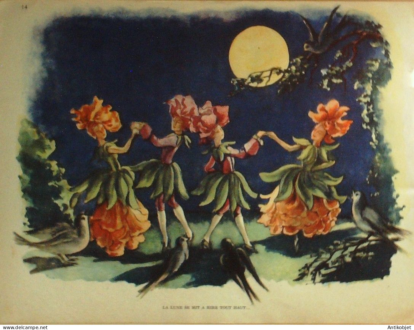 Nanou fille-Fleur illustré par Mateja Texte J.R Laharpe Eo 1945