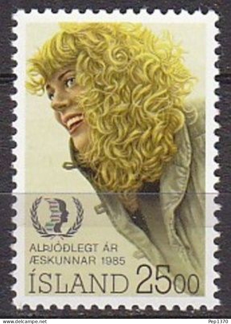 ISLANDIA 1985 - ICELAND - AÑO INTERNACIONAL DE LA JUVENTUD - YVERT 587** - Neufs