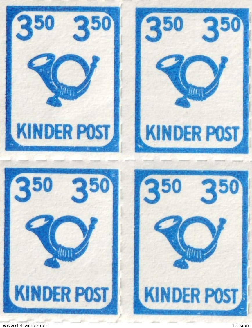 HORN - Children POST / KINDER Post - Piatnik LABEL VIGNETTE CINDERELLA - GERMANY AUSTRIA - 3.5 - MNH Sheet - Andere & Zonder Classificatie