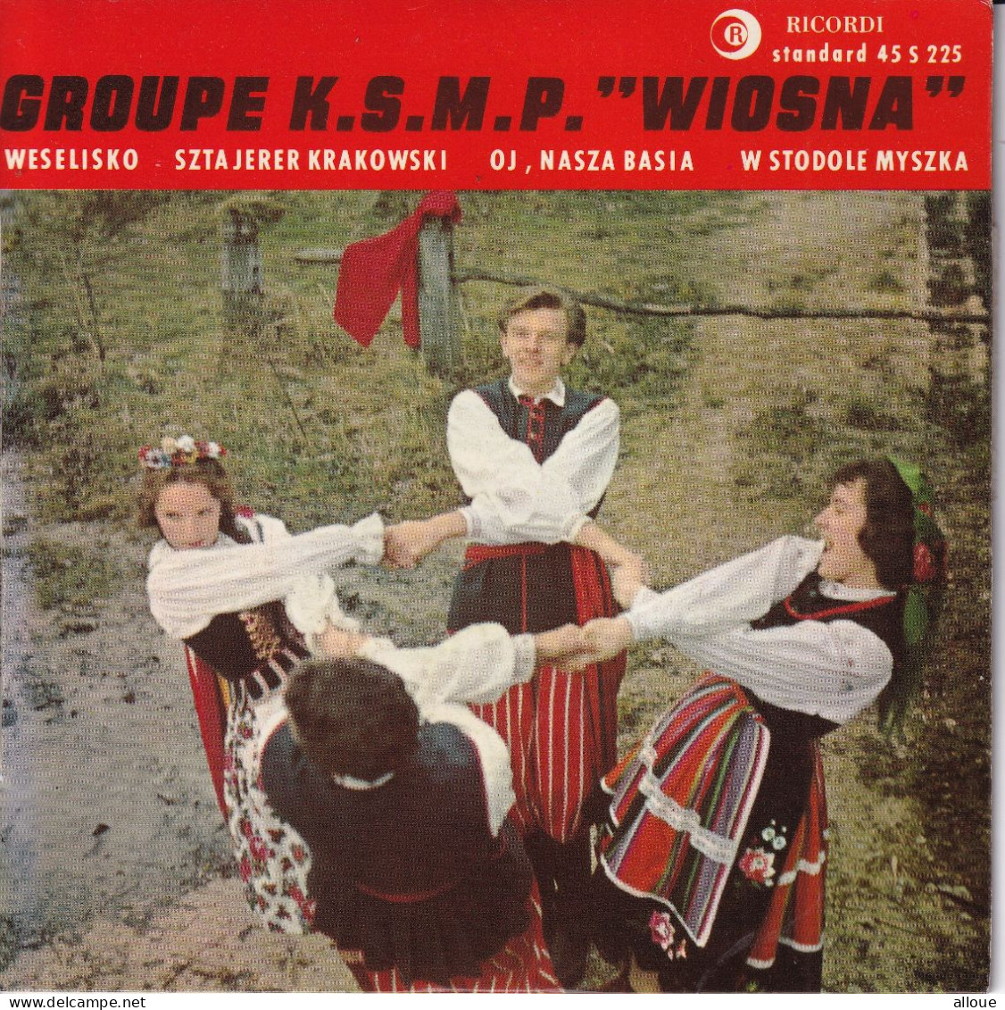 GROUPE K.S.M.P. "WIOSNA" - FELIX TYRKA  - FR EP - WESELISKO + 3 - Musiche Del Mondo