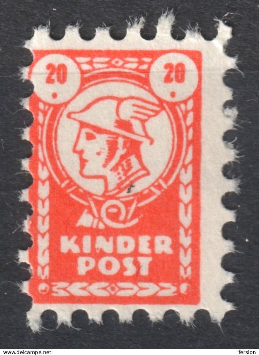 Hermes Greek Mythology - Children POST / KINDER Post - Piatnik LABEL VIGNETTE CINDERELLA - GERMANY AUSTRIA 20 - Altri & Non Classificati