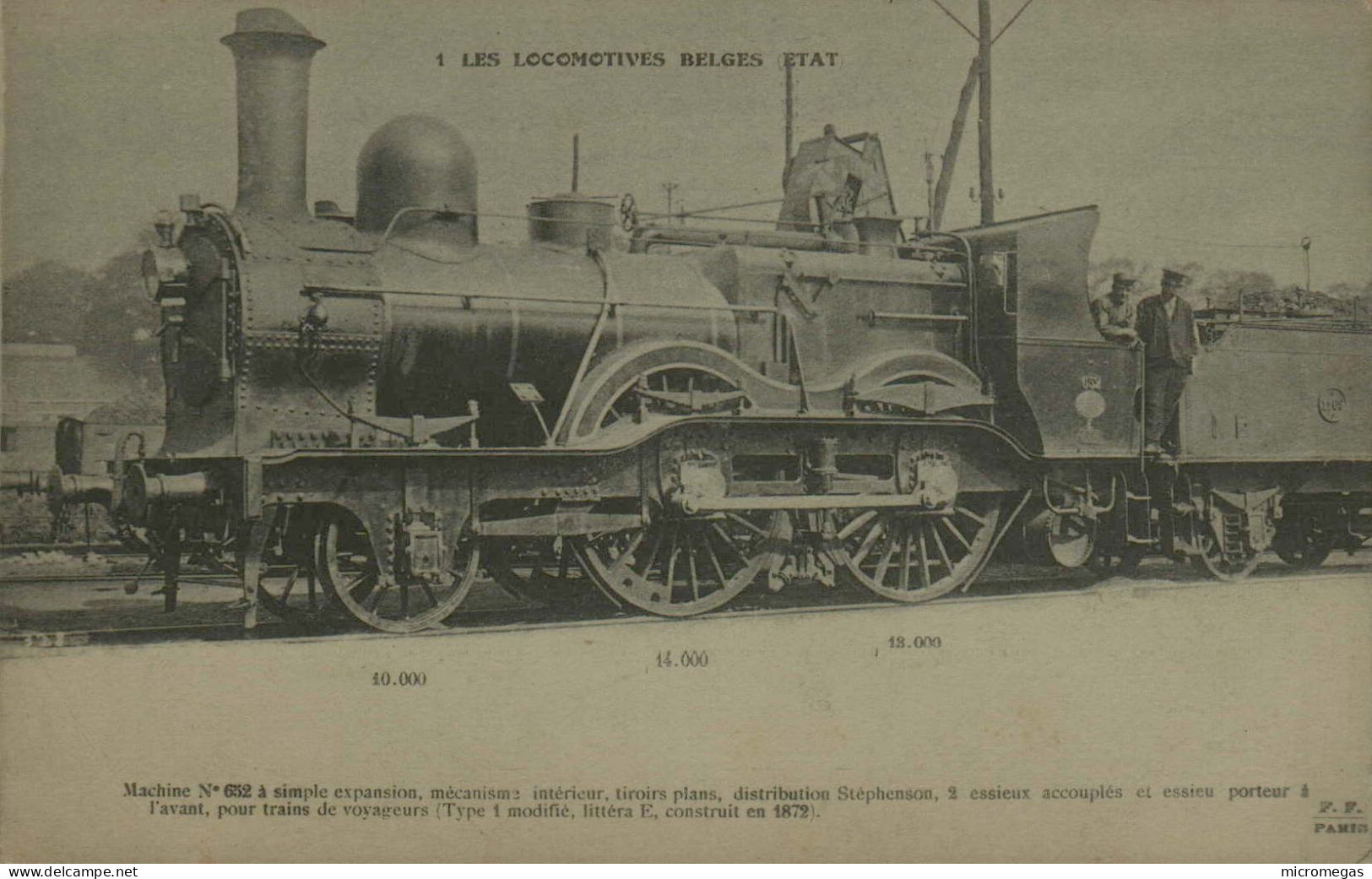 Les Locomotives Belges Etat - Machine 652 à Simple Expansion - Trenes