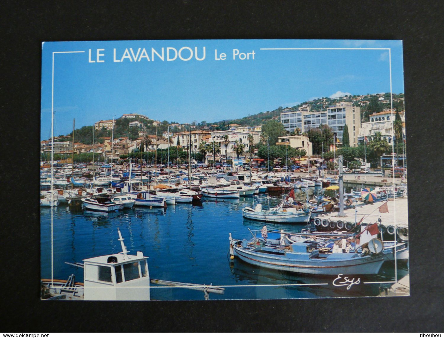 CAVALIERE - VAR - FLAMME MUETTE SUR MARIANNE BRIAT - LE LAVANDOU BARQUES DE PECHE AU PORT - Sellados Mecánicos (Publicitario)