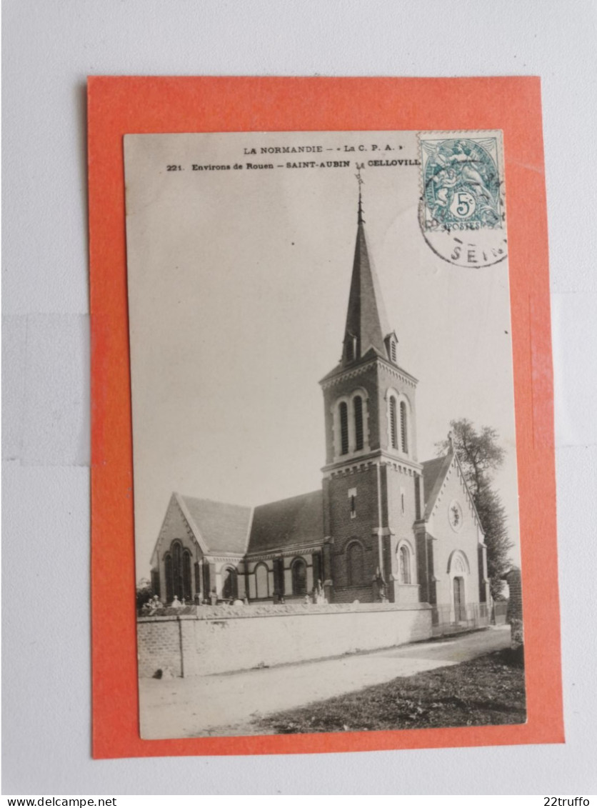 A-76-CPA-SAINT-AUBIN CELLOVILLE - Environs De Rouen - L'Eglise - Autres & Non Classés