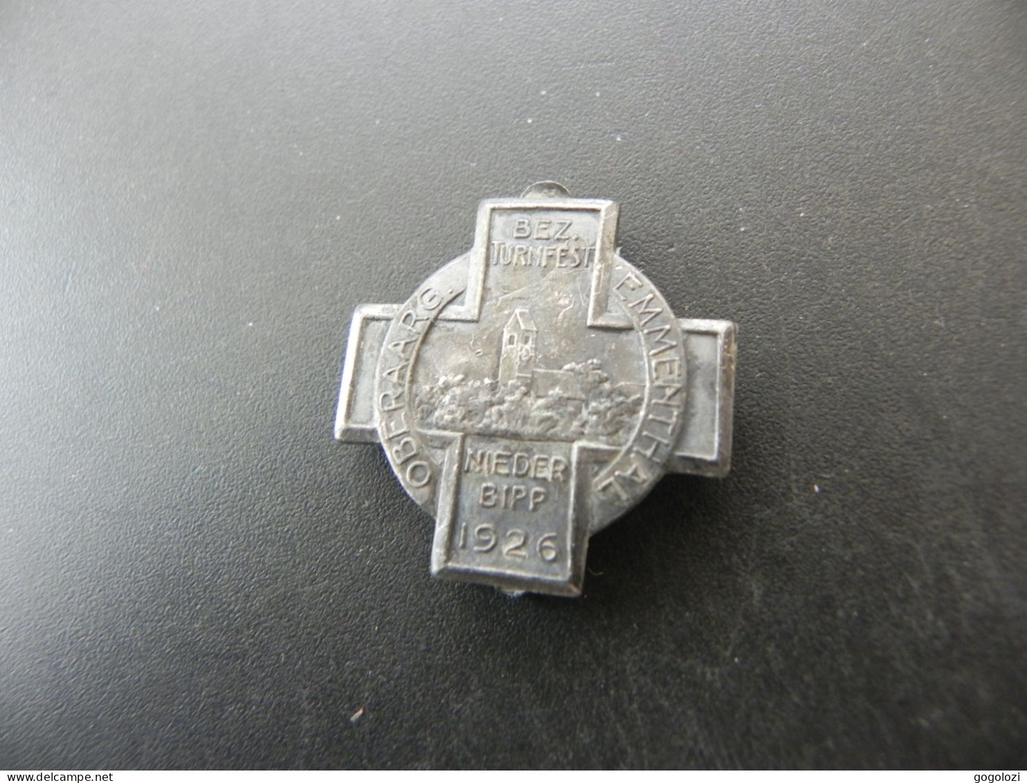 Old Badge Schweiz Suisse Svizzera Switzerland - Turnkreuz Niederbipp 1926 - Ohne Zuordnung