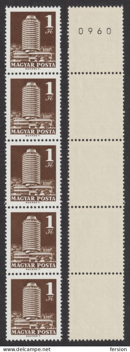 BUDAPEST HOTEL Restaurant Car - NUMBERED Roll Coil Automat Automatic Automata STAMP Stripe  - MNH - Used Stamps