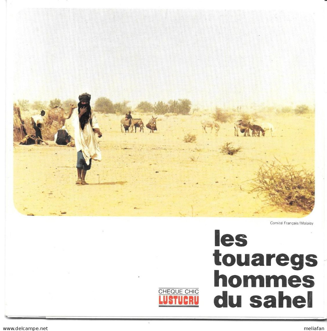 GF2287 - CHEMISE COLLECTEUR PATES LUSTUCRU - TOUAREGS HOMMES DU SAHEL - FORMAT 17 X 17 CM - 12 PLANCHES COULEUR - Albums & Catalogues