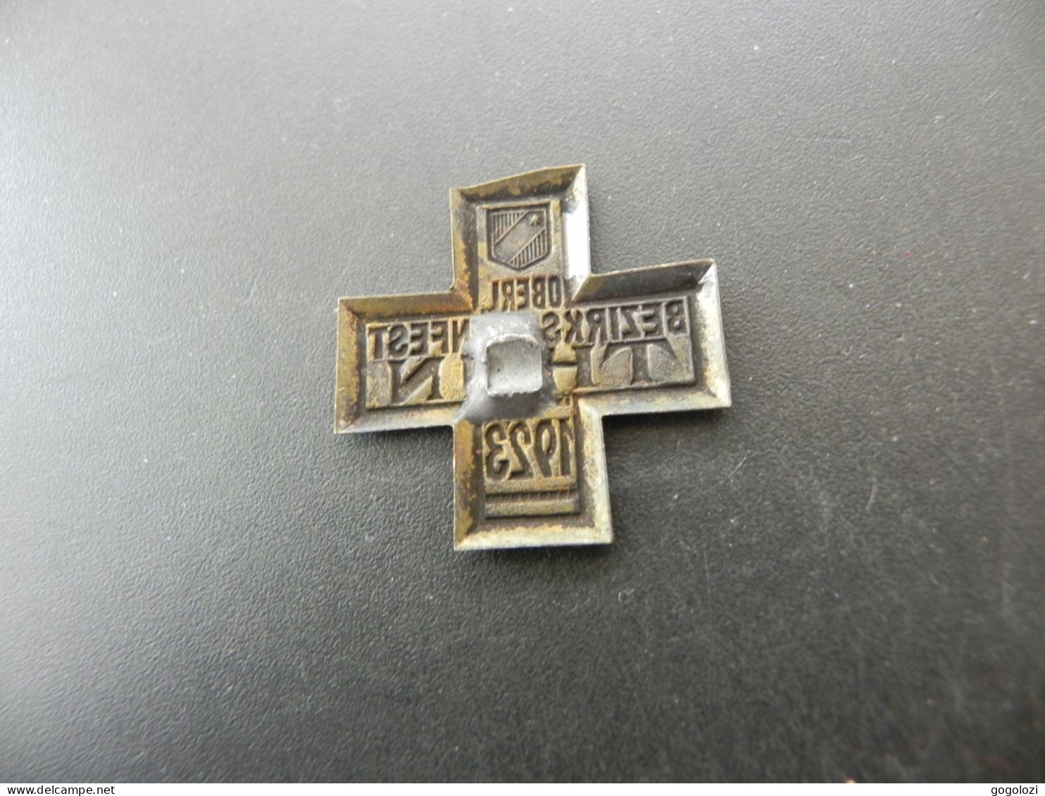 Old Badge Schweiz Suisse Svizzera Switzerland - Turnkreuz Thun 1923 - Zonder Classificatie
