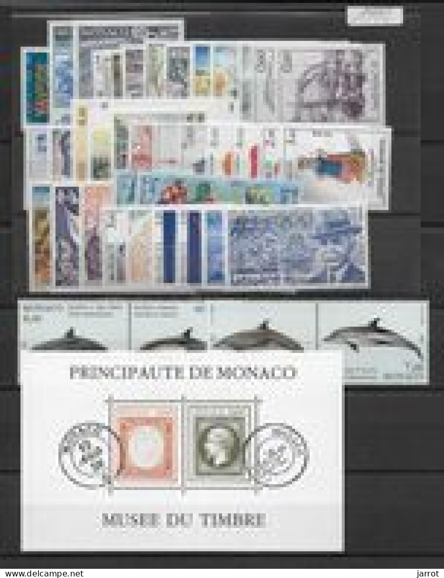 Année 1992 MNH ** Avec N° 1810 à 1853 Blocs 55 à 58 Et Préos 110 à 113 - Años Completos