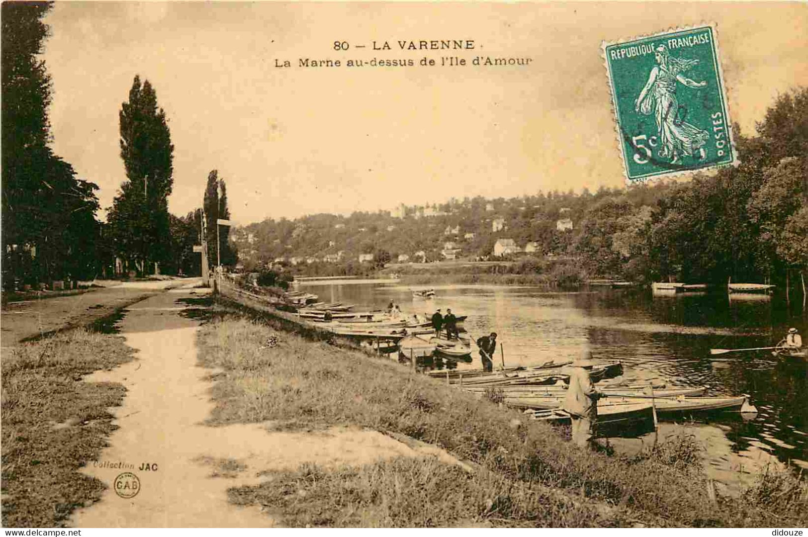 94 - La Varenne - La Marne Au-dessus De L'Ile D'Amour - Animée - CPA - Voir Scans Recto-Verso - Other & Unclassified