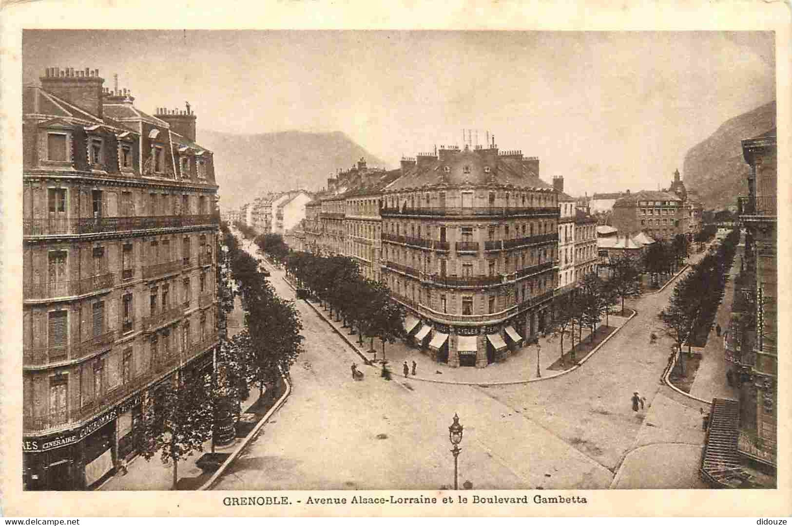 38 - Grenoble - Avenue Alsace-Lorraine Et Boulevard Gambetta - CPA - Voir Scans Recto-Verso - Grenoble