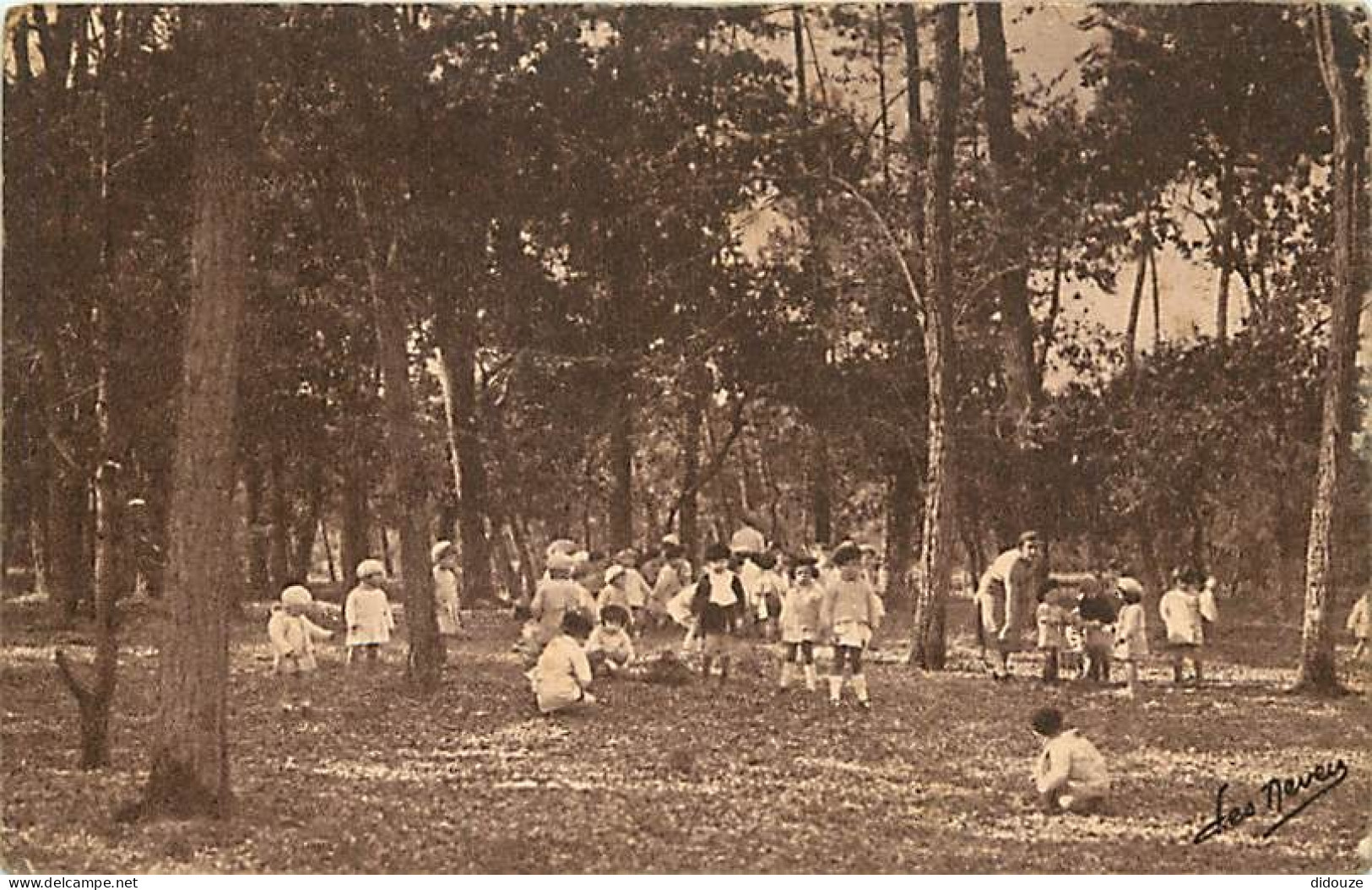 33 - Gironde - Cote D'Argent - Œuvre Des Pupilles De L'Ecole Publique De La Gironde - Le Plein Air Des Maternelles Au Bo - Autres & Non Classés