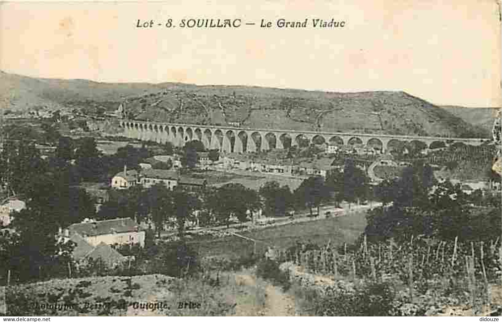 46 - Souillac - Le Grand Viaduc - CPA - Voir Scans Recto-Verso - Souillac