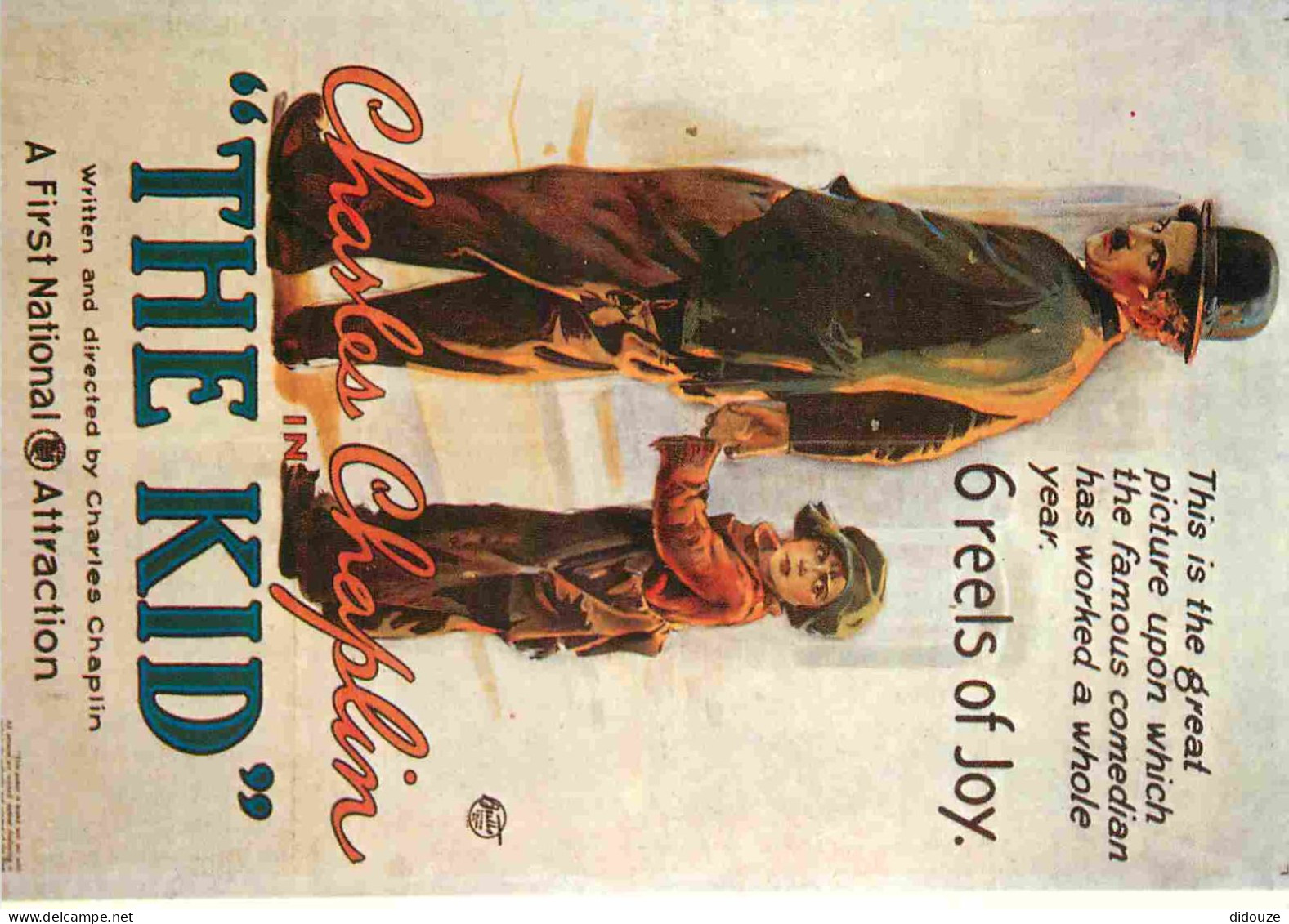 Cinema - Affiche De Film - The Kid - Charles Chaplin - CPM - Carte Neuve - Voir Scans Recto-Verso - Posters On Cards