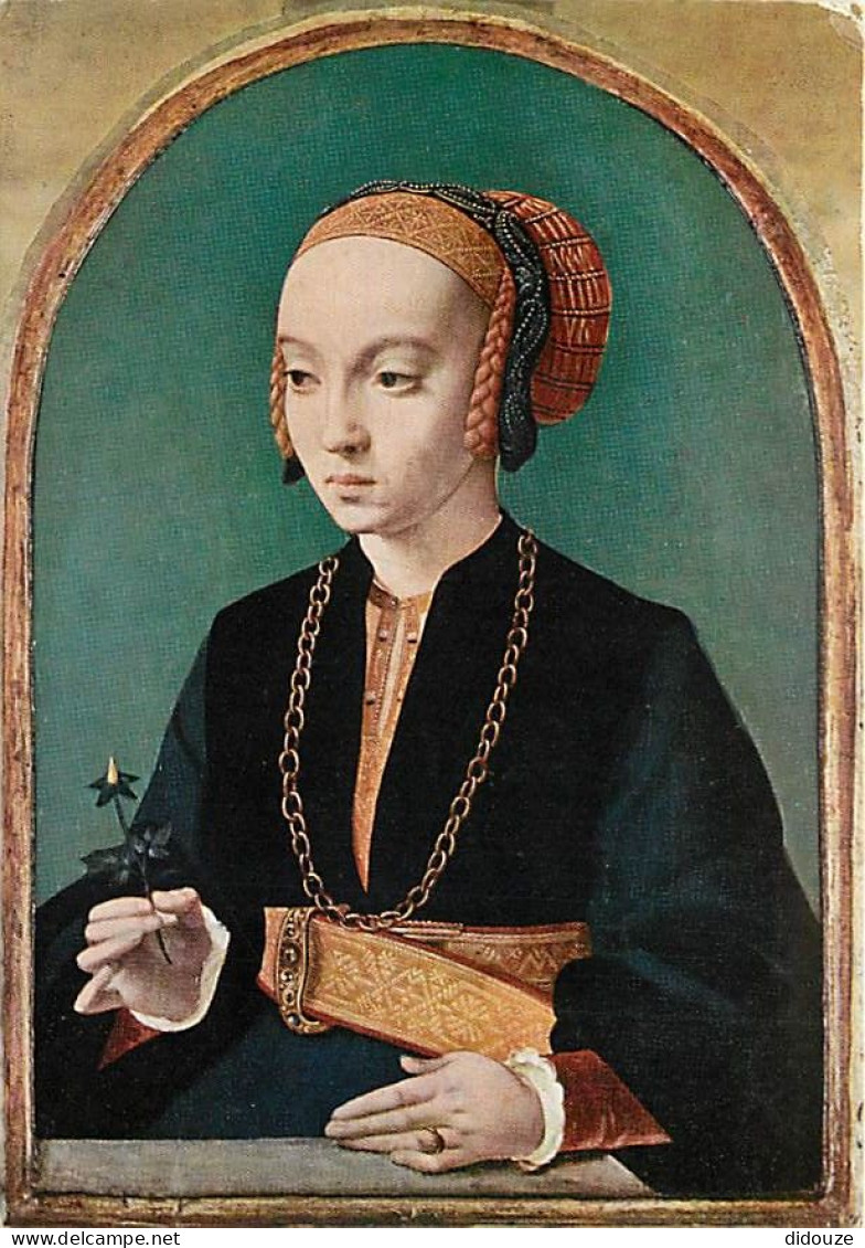 Art - Peinture - Bartholomeus Bruyn - Portrait D'une Jeune Femme - Portret Van Een Jonge Vrouw - Portrait Of A Young Wom - Peintures & Tableaux