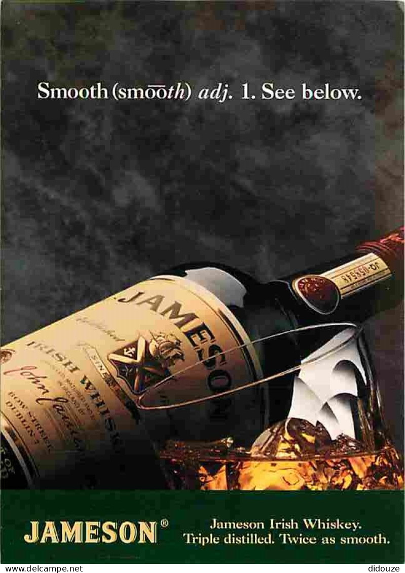 Publicite - Jameson - Jameson Irish Whiskey - Whisky Irlandais - Carte Neuve - CPM - Voir Scans Recto-Verso - Publicité