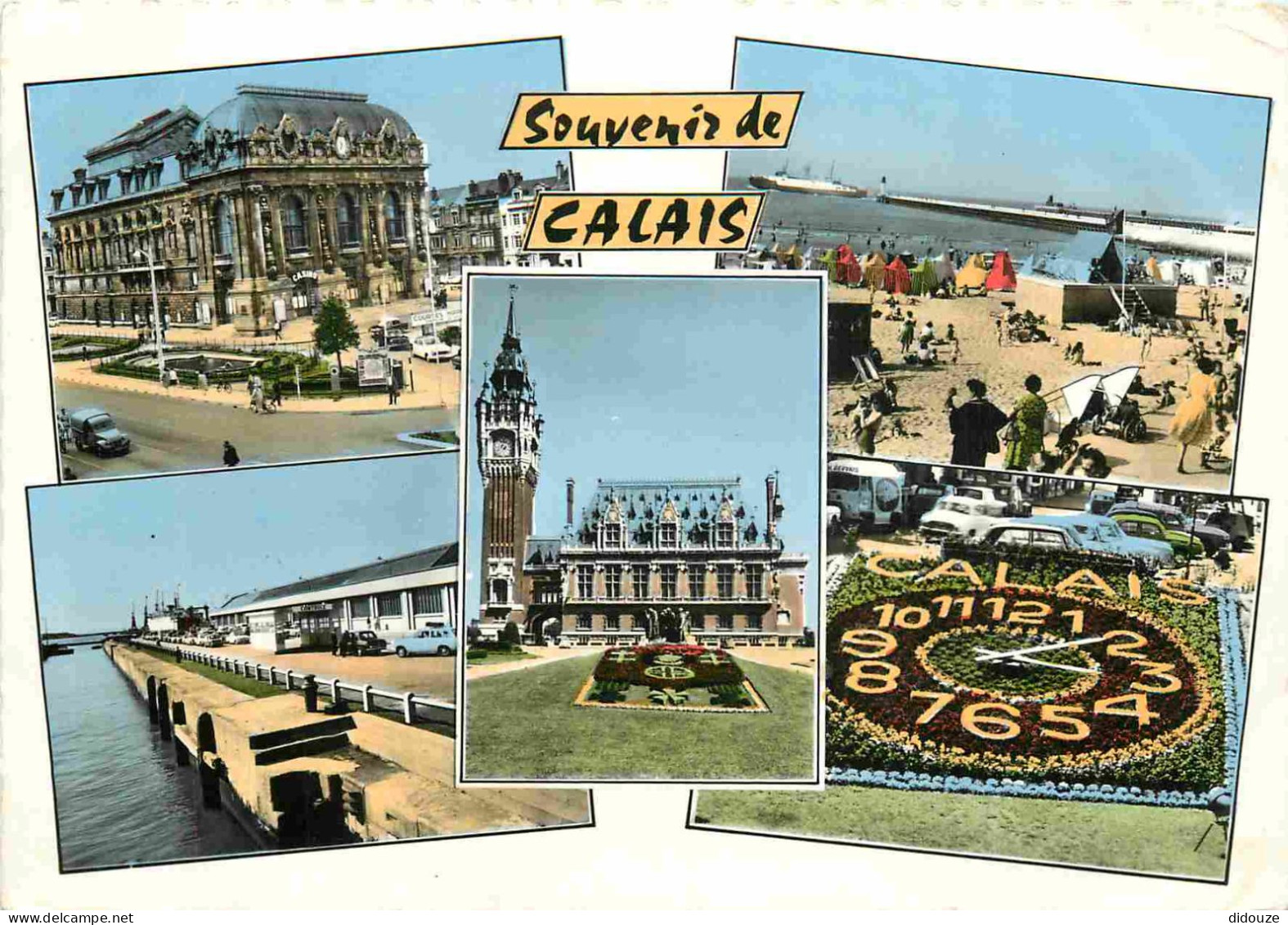 62 - Calais - Multivues - Mention Photographie Véritable - Carte Dentelée - CPSM Grand Format - Voir Scans Recto-Verso - Calais