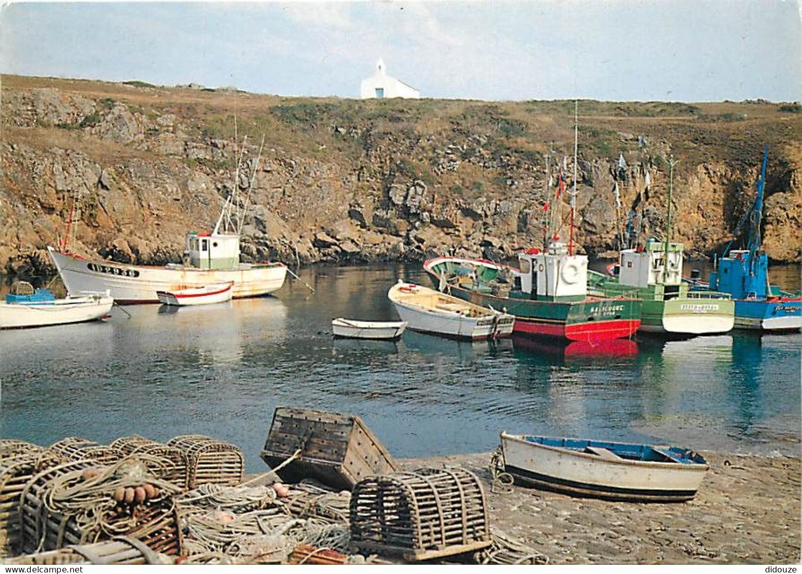 85 - Ile D'Yeu - Le Port De La Meule Et La Chapelle - Bateaux - CPM - Voir Scans Recto-Verso - Ile D'Yeu