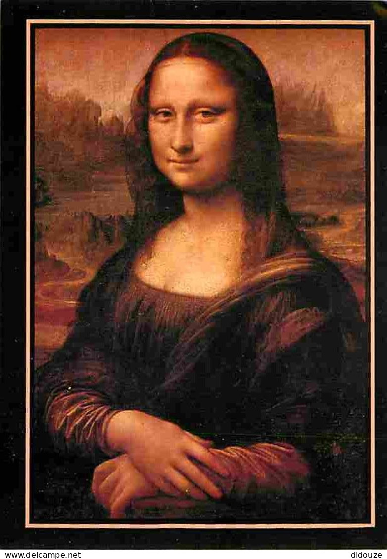 Art - Peinture - Léonard De Vinci - La Joconde - Musée Du Louvre - CPM - Voir Scans Recto-Verso - Peintures & Tableaux