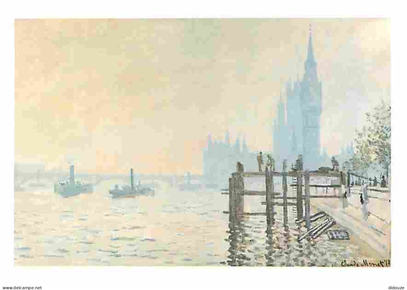 Art - Peinture - Claude Monet - The Thames Below Westminster - Carte Neuve - CPM - Voir Scans Recto-Verso - Peintures & Tableaux
