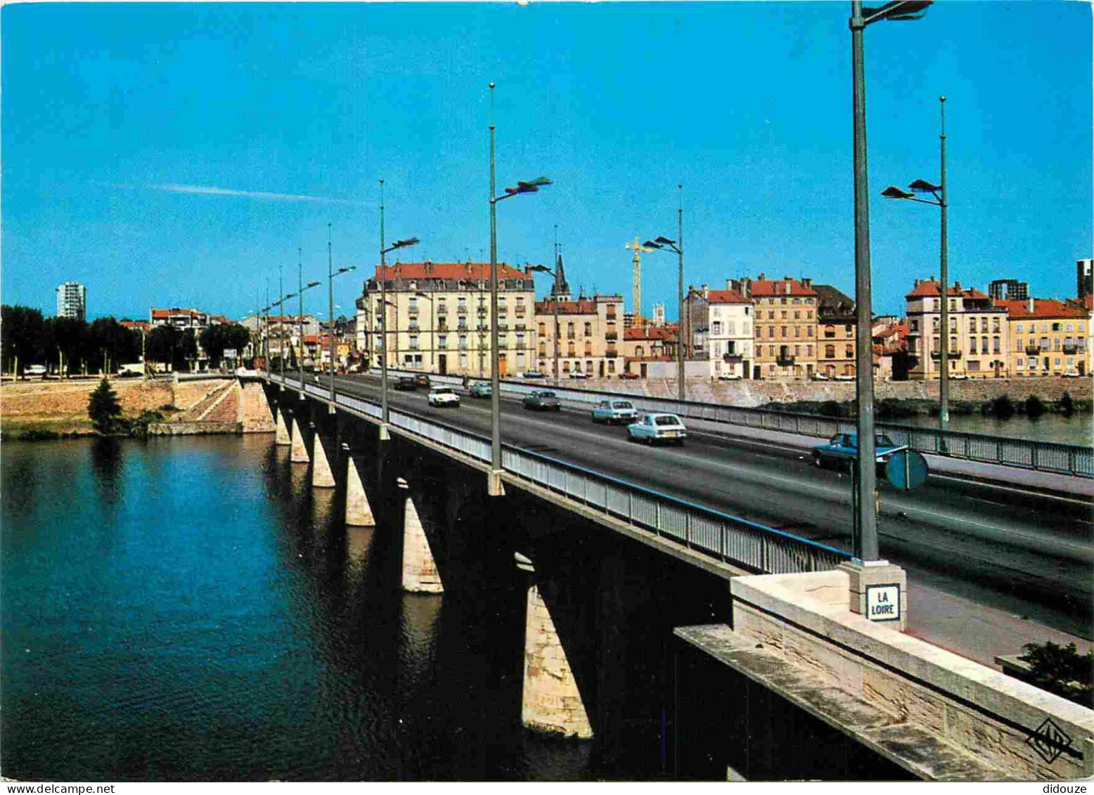 42 - Roanne - Vue De La Ville Et Pont Du Coteau - Automobiles - CPM - Voir Scans Recto-Verso - Roanne