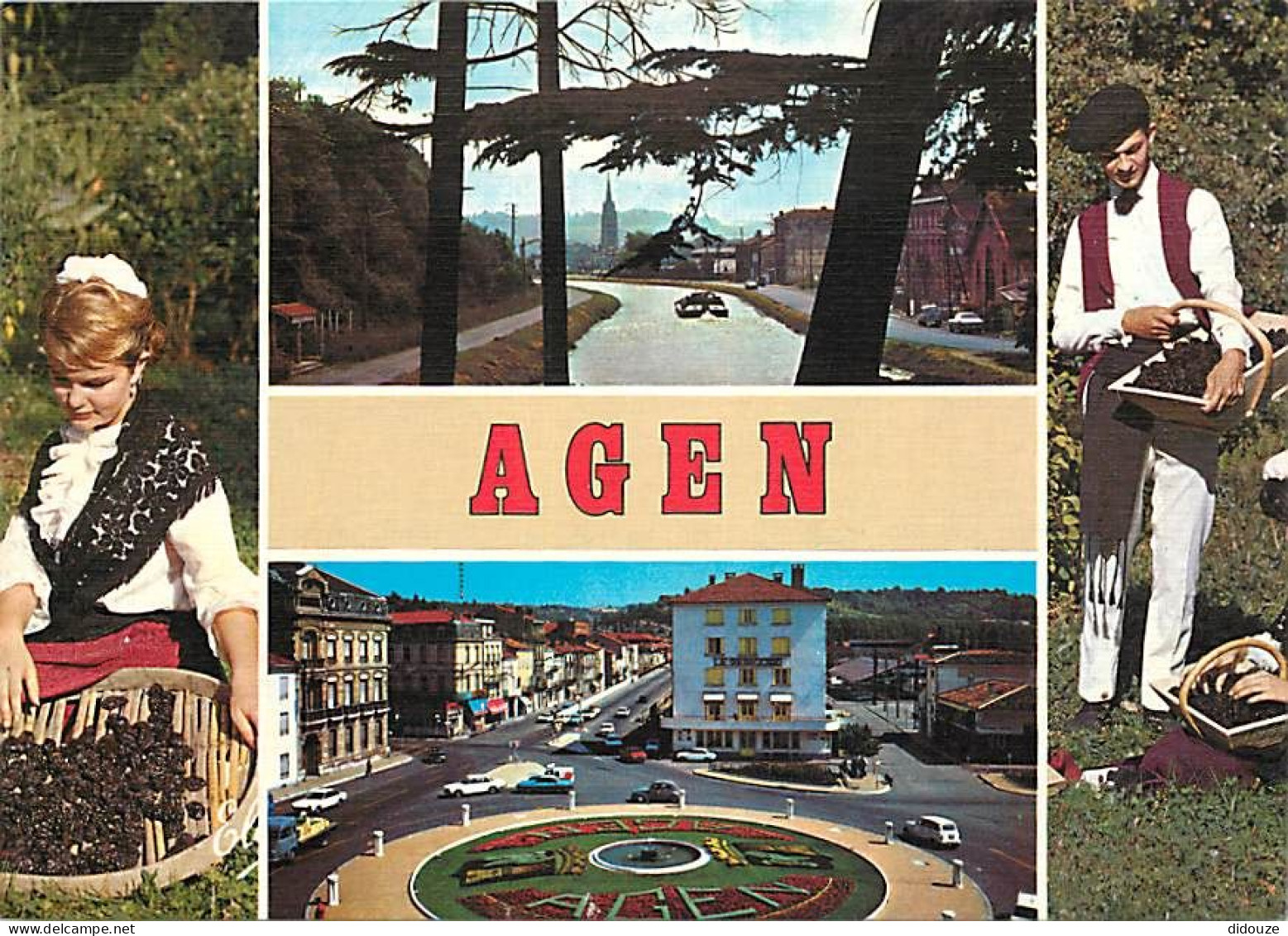 47 - Agen - Multivues - Folklore - Pruneau D'Agen - Carte Neuve - CPM - Voir Scans Recto-Verso - Agen