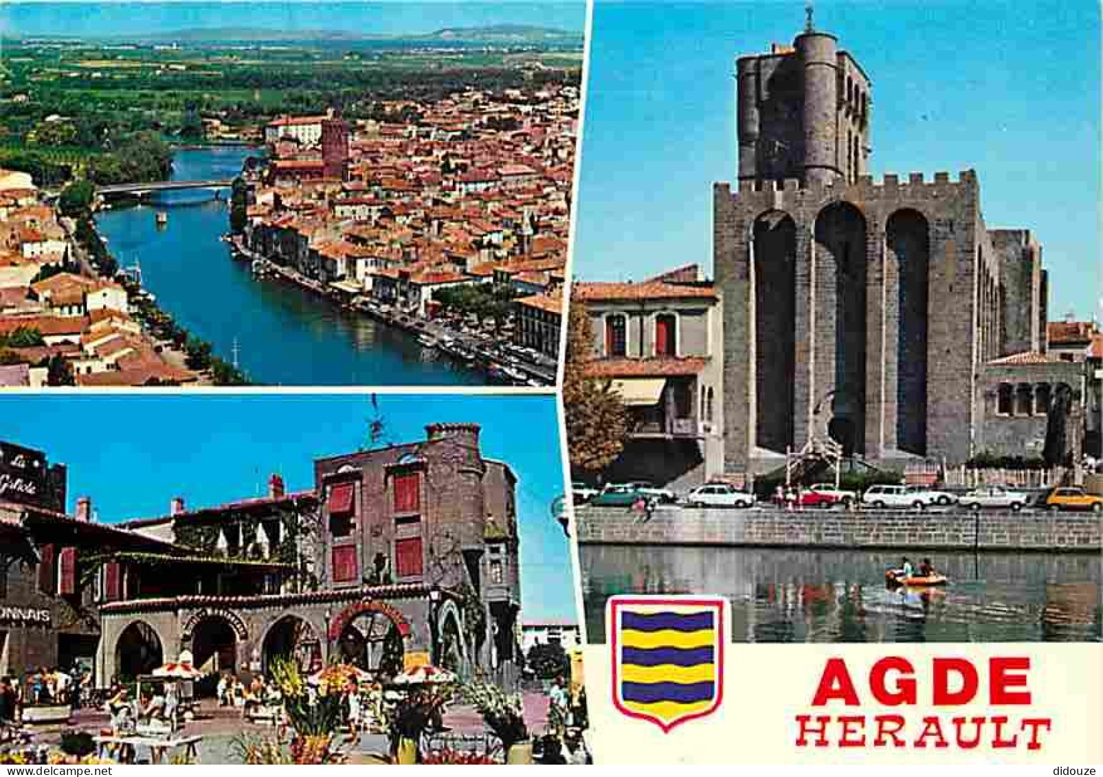 34 - Agde - Multivues - Blasons - CPM - Voir Scans Recto-Verso - Agde