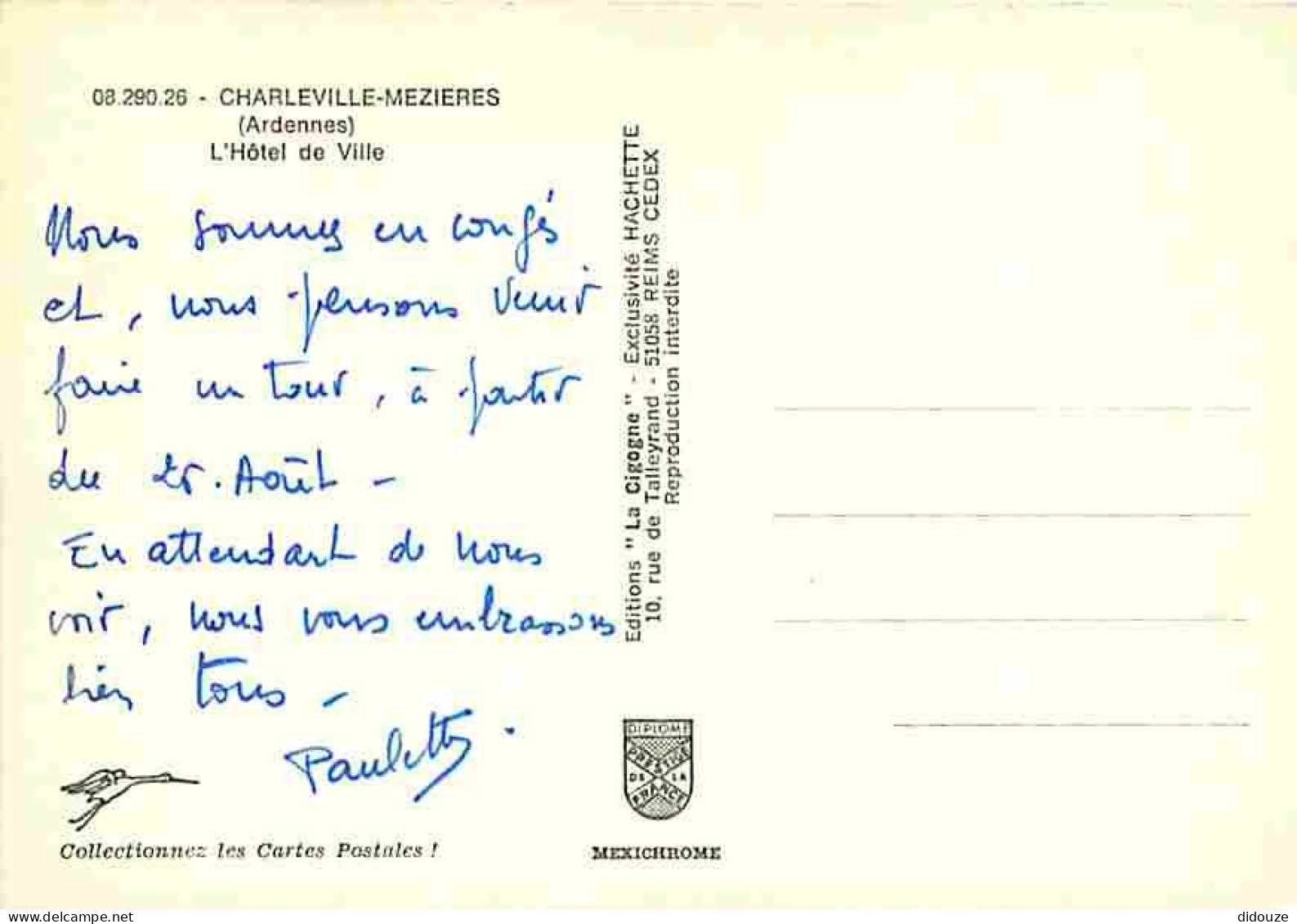 08 - Charleville Mézières - L'Hôtel De Ville - CPM - Voir Scans Recto-Verso - Charleville
