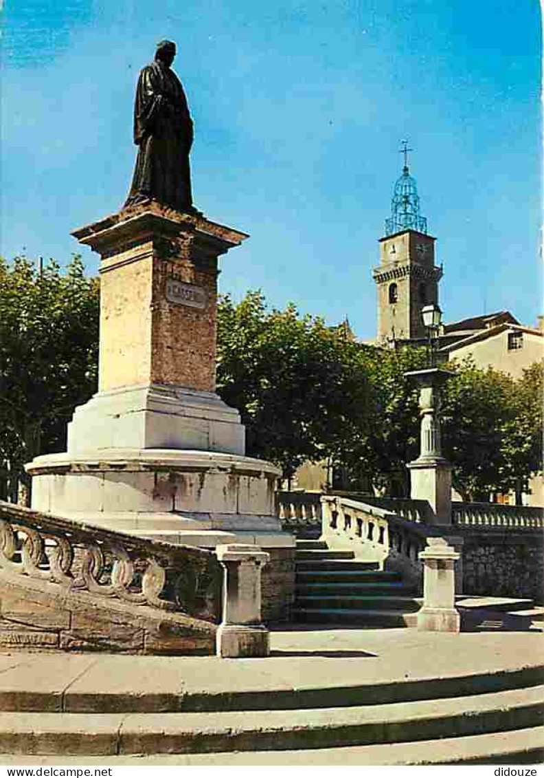 04 - Digne Les Bains - Statue De Gassendi Et Clocher De Saint-Jérôme - Carte Neuve - CPM - Voir Scans Recto-Verso - Digne