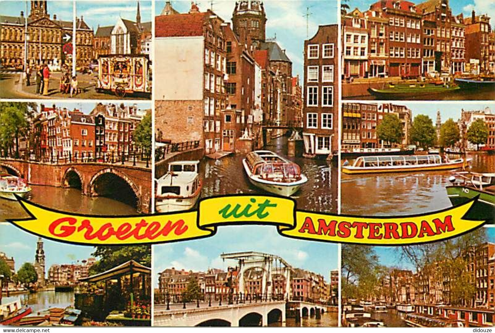 Pays-Bas - Nederland - Amsterdam - Multivues - CPSM Format CPA - Voir Scans Recto-Verso - Amsterdam