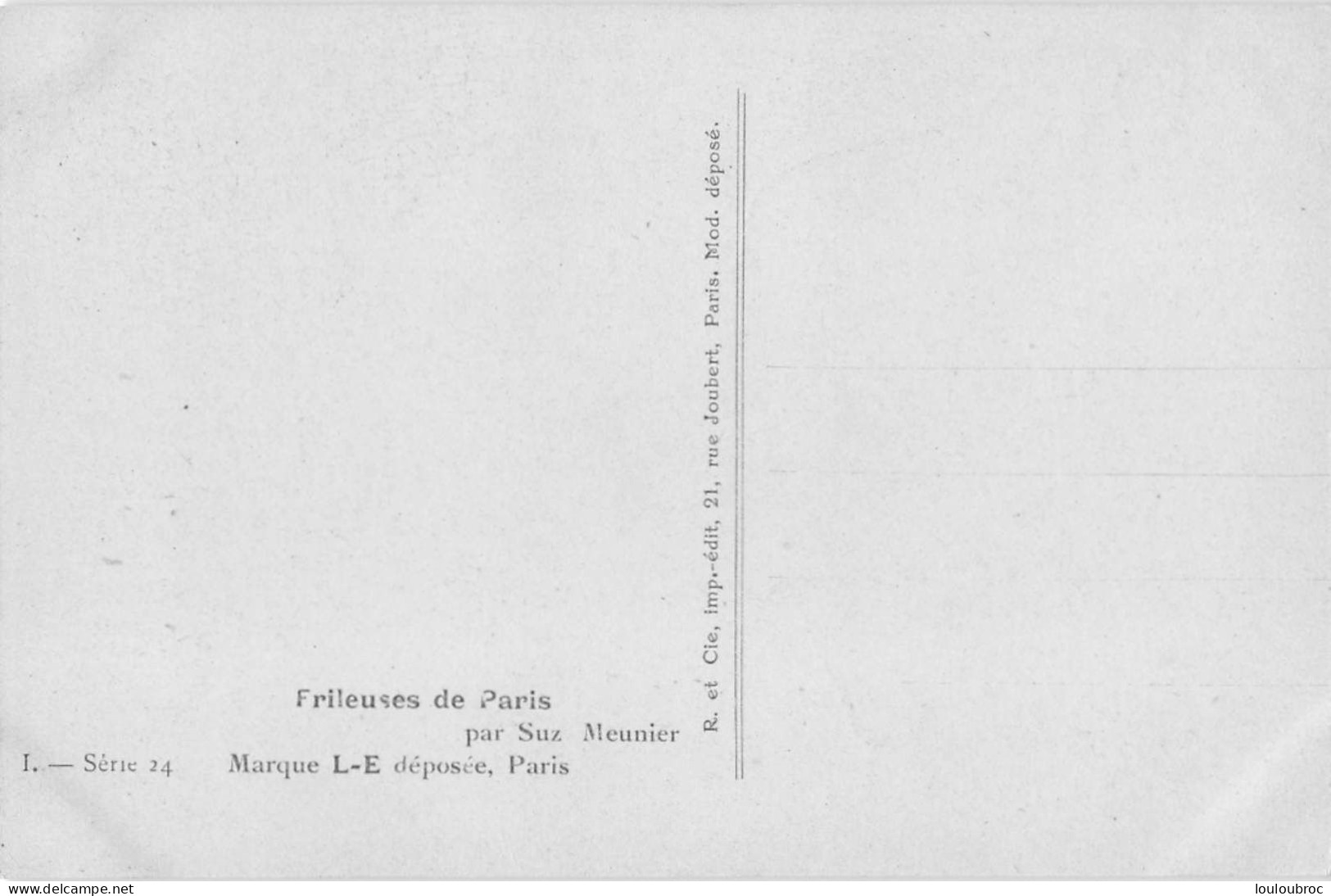 SUZANNE MEUNIER FRILEUSES DE PARIS SERIE 24 N°1 - Meunier, S.
