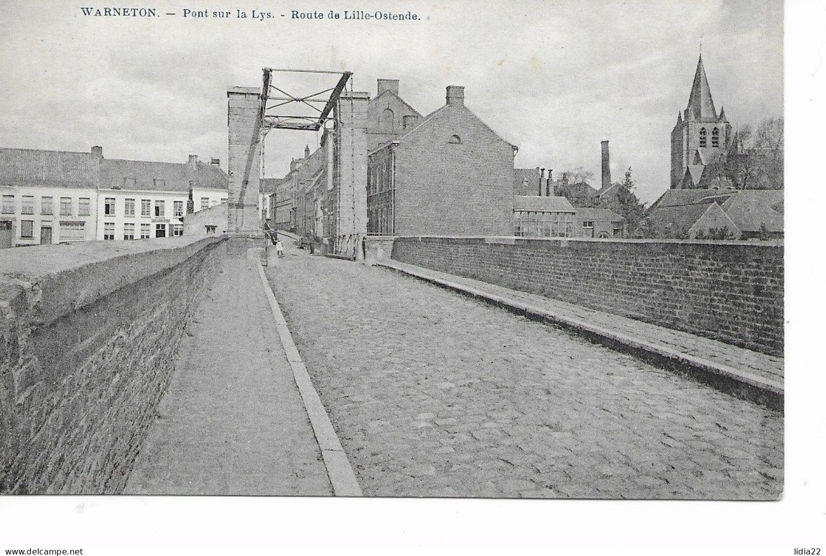 Warneton  Pont Sur La Lys Route De Lille-Ostende - Comines-Warneton - Komen-Waasten