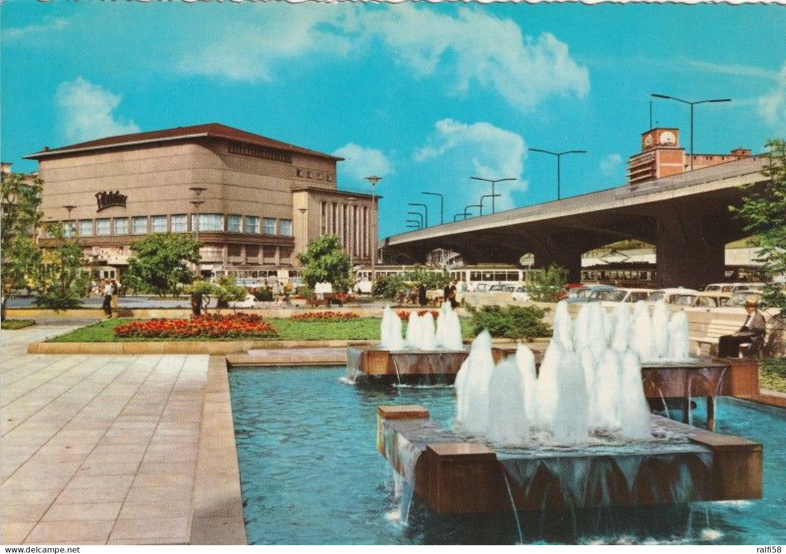 1 AK Germany / Rheinland-Pfalz * Ludwigshafen Mit Dem Berliner Platz - Eine Krüger Karte Nummer 978/10 * - Ludwigshafen