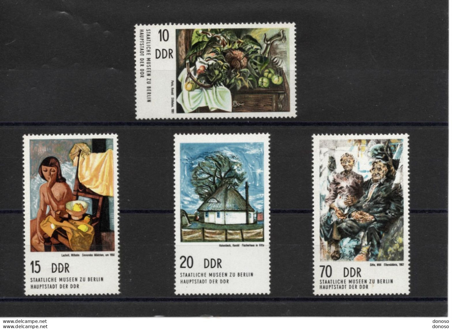 RDA 1974 Tabelaux Du Musée De Berlin Yvert 1682-1684 + 1686 NEUF** MNH - Nuovi