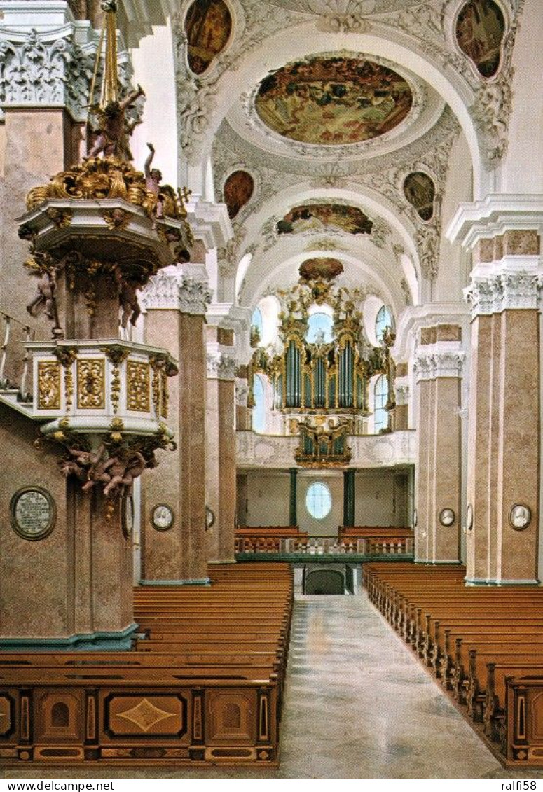 1 AK Germany / Bayern * Stadtpfarrkirche St. Mang - Füssen - Blick Zur Orgel * - Füssen