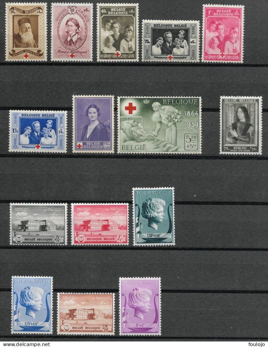 496/503 °, 512° Et 532/537° Neufs Avec Charnières (lot 448) - Nuevos