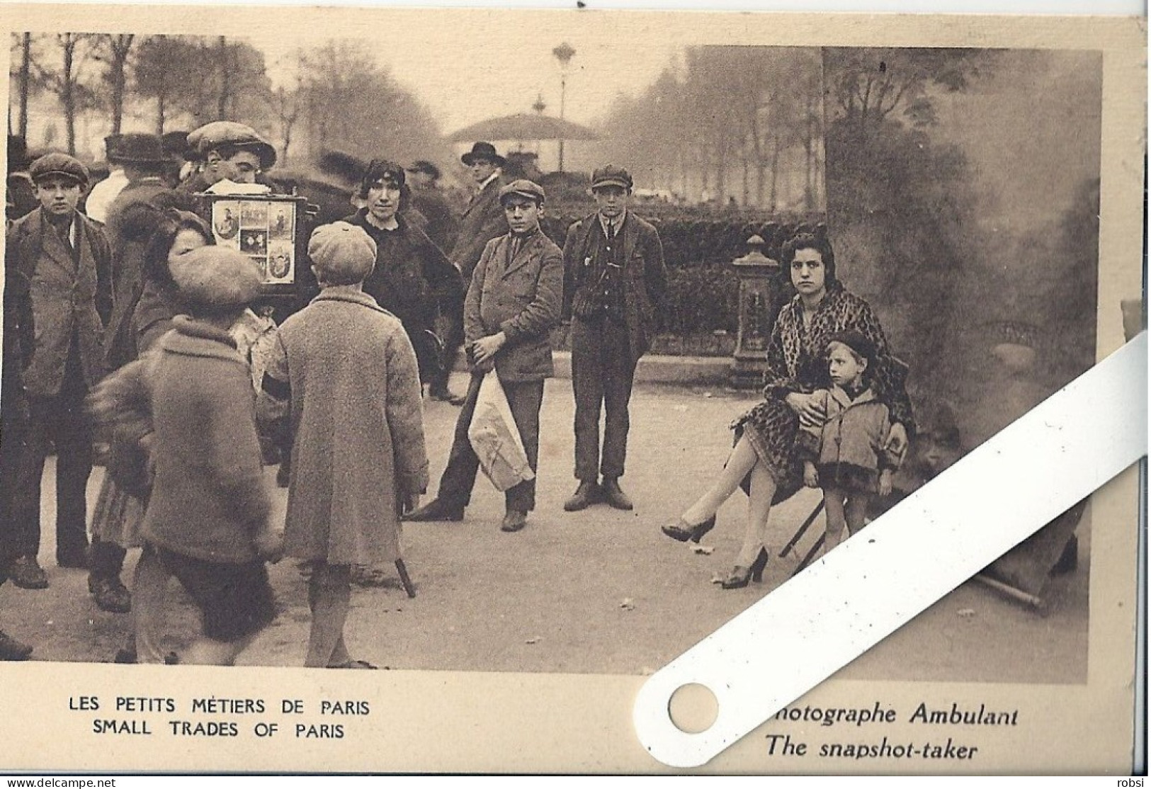 75 Paris, Petits Métiers , Le Photographe Ambulant, Edition  Grizard, D5060 - Petits Métiers à Paris