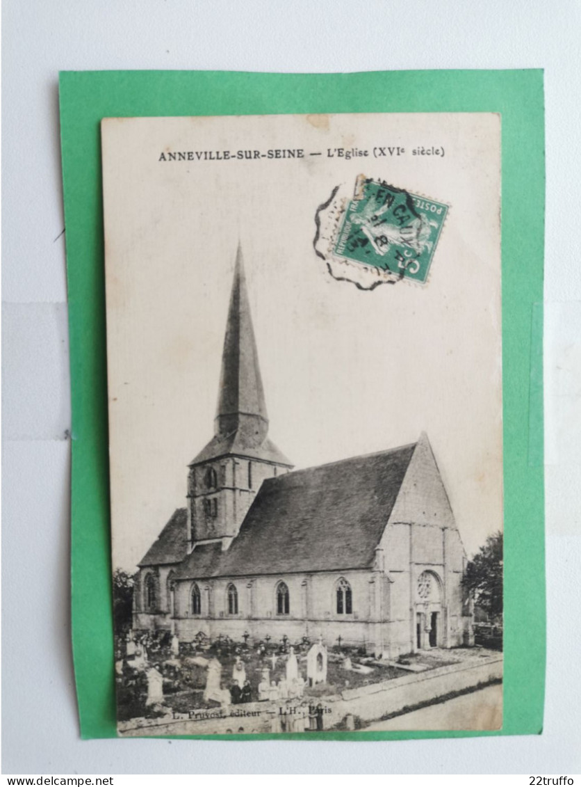 A-76-CPA-ANNEVILLE-SUR-SEINE - L'Eglise - Autres & Non Classés