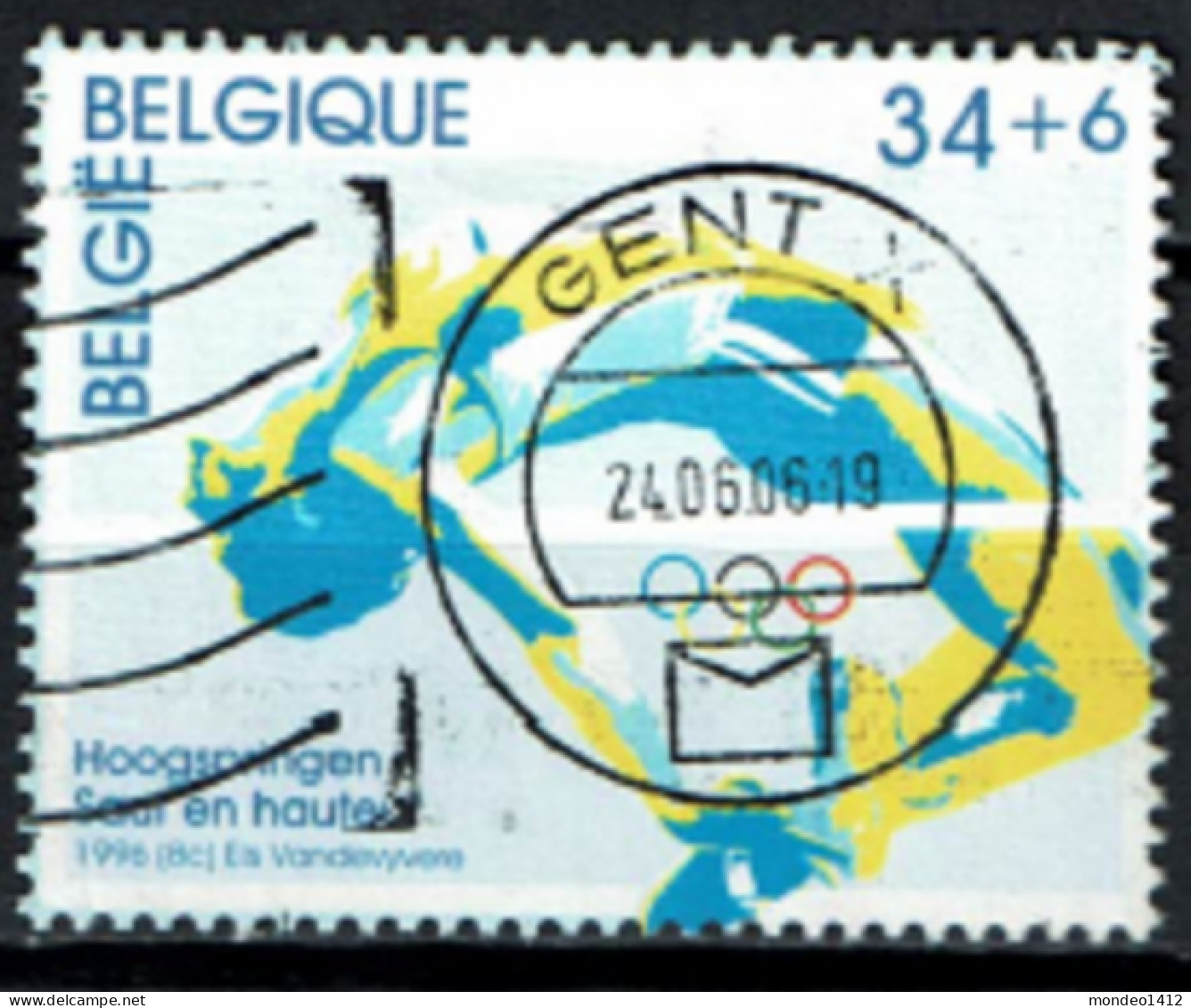 België 1996 OBP 2648 - Y&T 2654 - Sport, Hoogspringen, Saut En Hauteur - Bonne Valeur - Oblitérés