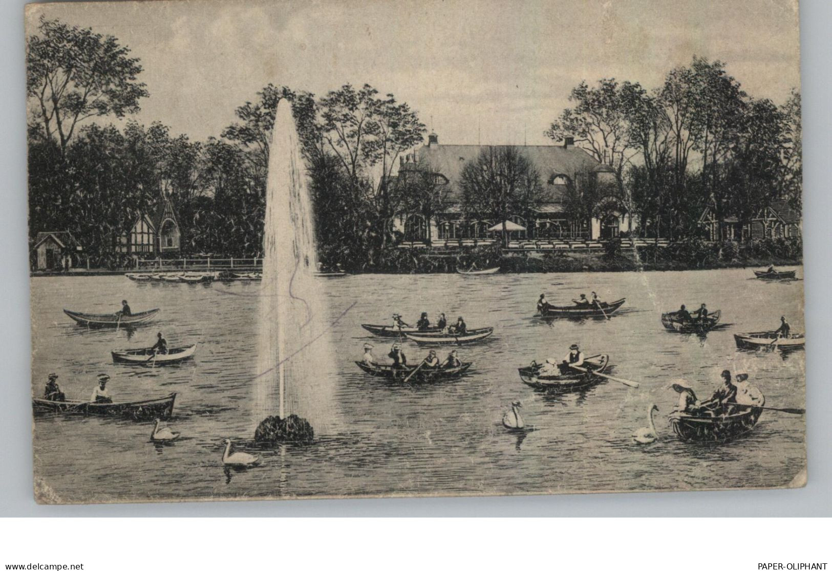 5000  KÖLN - LINDENTHAL, Stadtwald-Hauptrestaurant, Kahnpartien, 1919 - Koeln