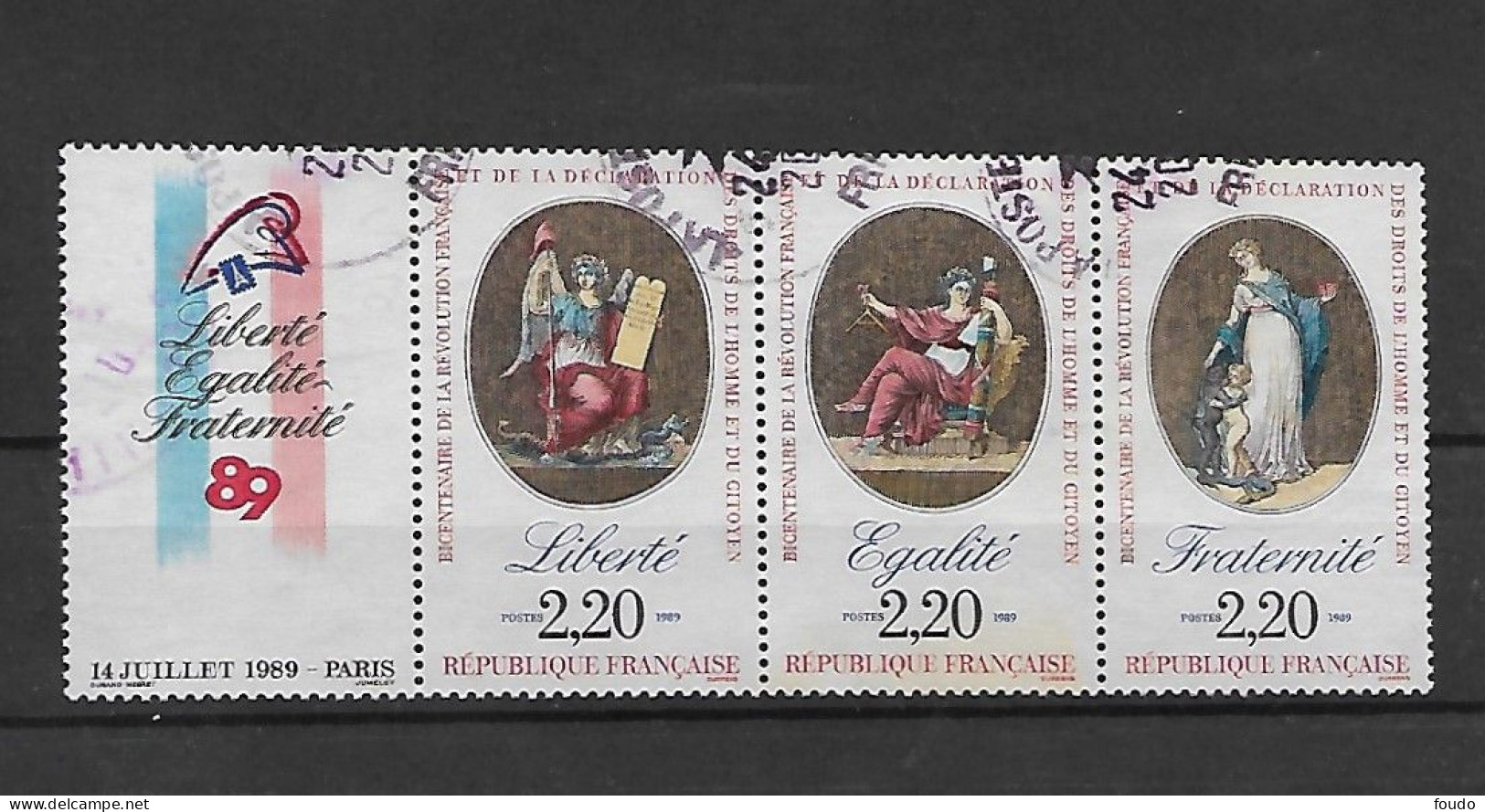 FRANCE 1989 -   N°YT T 2576 - Usati