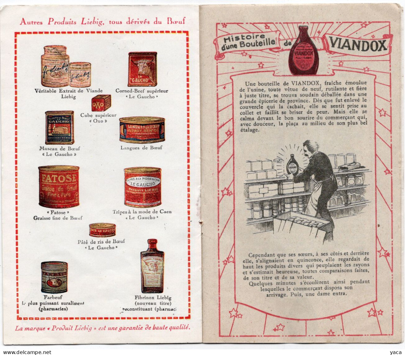 Livret Viandox Produit Liébig - 1900 – 1949